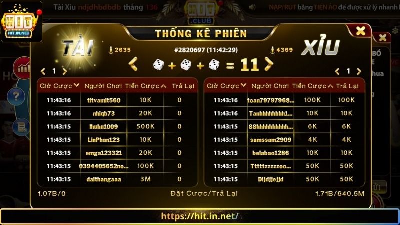Một số mẹo bắt cầu bệt tài xỉu Hit Club hiệu quả thu tiền khủng